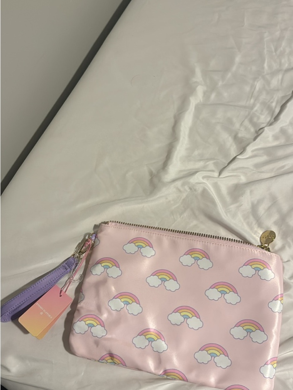 Stoney Clover Target Rainbow Cloud Wristlet Pouch - Pink